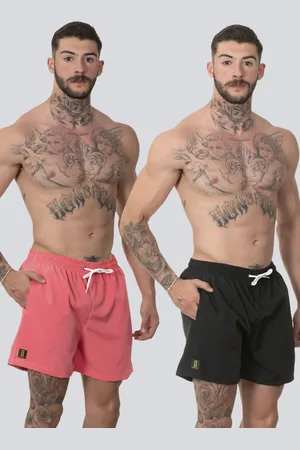 Lucas Lunny Kit 2 Short Masculino Bermuda Praia Básico Mauricinho Rf130 Colorido