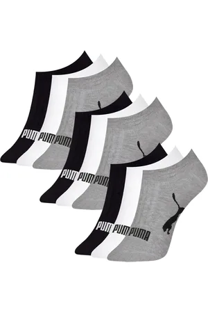 PUMA Kit 9 Pares Meia Sapatilha Original Algodão Com Nf e Cinza