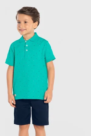 TRICK NICK Infantil - Conjunto Polo Com Bermuda