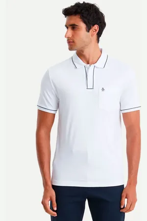 Original Penguin Polo Original Pima Cotton OPKSB1830 Branca