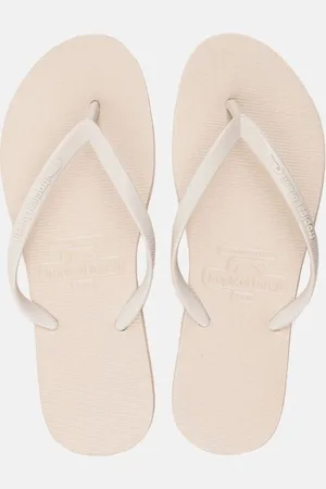 Tropical Brasil Chinelo Bi-Color Slim Off White