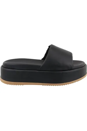 Duda Machado Sandalia Papete Plataforma Sola alta Off White