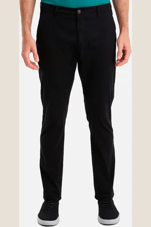 Original Penguin Calça Original Chino Sarja Slim BPBF0020 Preta