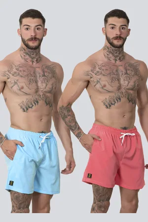 Lucas Lunny Kit 2 Short Masculino Bermuda Praia Mauricinho Jr Rf220 Colorido