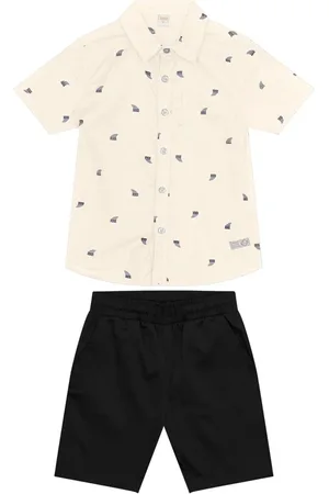 TRICK NICK Infantil - Conjunto Camisa Com Bermuda