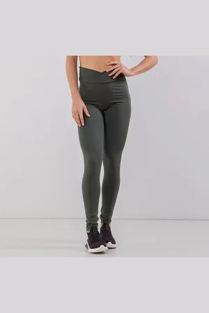 4 Estações Calça Legging Cintura Alta Cós V Transpassado Fitness Academia