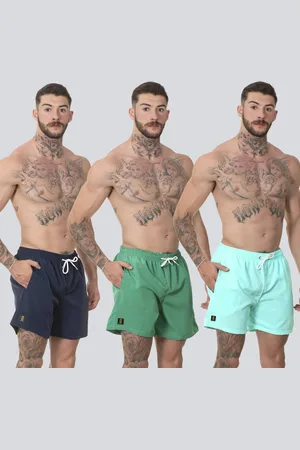 Lucas Lunny Kit 3 Short Masculino Bermuda Praia Mauricinho Jr Rf370 Colorido