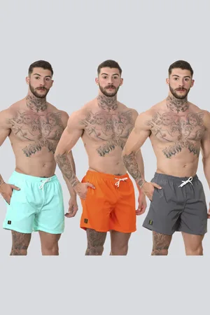 Lucas Lunny Kit 3 Short Masculino Bermuda Praia Verão Mauricinho Rf380 Colorido