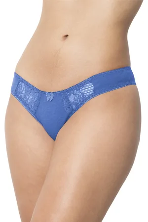 Gabi Tanga de Cotton Calcinha Algodão Moda Íntima com Detalhes Rendados