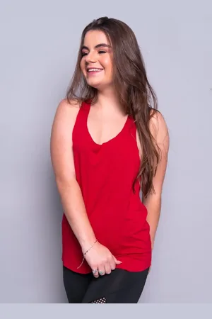 4 Estações Regata Feminino Academia Motivation Fitness Blusa Liso