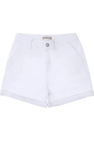 Crawling Infantil - Shorts Sarja Alfaiataria Social Menina 10 ao 16