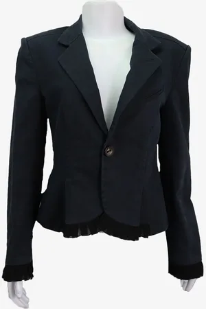 EMIGÊ Blazer Alexandre Herchcovitch Sarja Drapeados Produto Gentilmente Usado