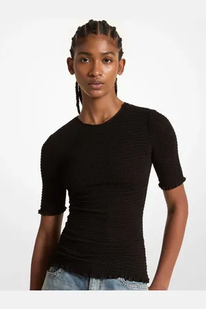 Michael Kors Blusa Canelada Georgette Mt4427c7r3001