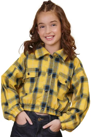 Look Jeans Infantil - Jaqueta Juvenil Flanela Xadrez