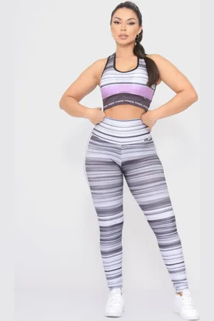 Dl Conjunto para Academia Top e Calça Cintura Alta Não Transparente Linha Premium