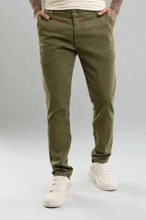 Dialogo Jeans Calça Chino Masculina em Sarja Skinny Dialogo
