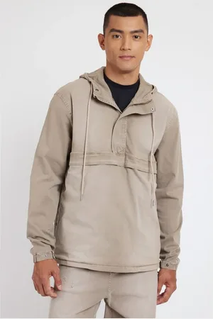 Aramis Moletom Anorak Sarja Tinturado Color Cáqui - G