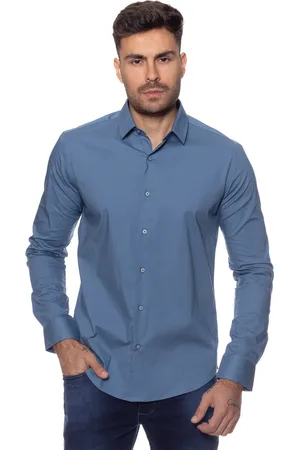 Crocker Camisa Masculina Fit Manga Longa