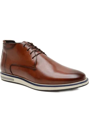Anna Andrade Bota Masculina Sapato Couro Casual Brogue Cano Baixo Confortável Tendência
