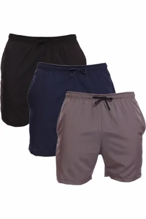 ADRIBEN Kit 3 Shorts Tactel Masculino Adulto Estilo Mauricinho Praia Piscina /Marinho