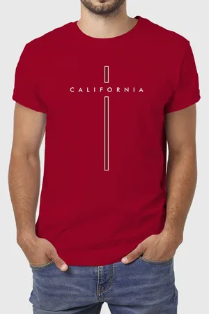 Benellys Camiseta Masculina Califórnia Traço Algodão Premium