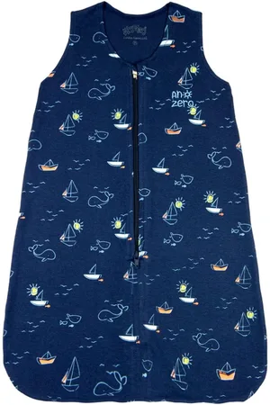 Ano Zero Saco De Dormir Casulo Pijama Verao Suedine Fino Marinho