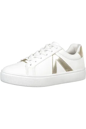 Gigil Tênis Feminino Branco Casual Clássico Detalhe Lateral