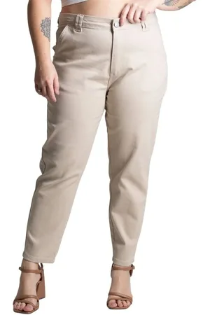 SAWARY Calça Sarja Plus Size Mom -277661 -