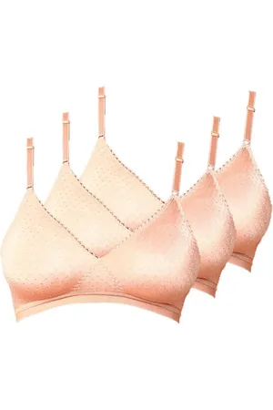 Demillus Kit com 3 Sutiãs sem Aro e sem Bojo Poás 61411