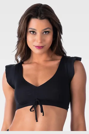 Summer Soul Top Cropped Sem Bojo Com Babado