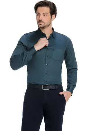 Zaiko Camisa Social Masculina Slim Manga Longa