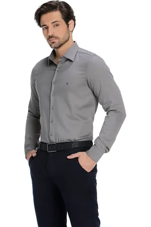 Zaiko Camisa Social Masculina Slim Maquinetada