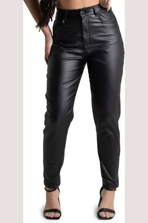 SAWARY Calça Resinada Mom - 276639 -