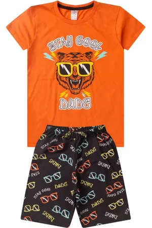 Kappes Infantil - Conjunto Menino Meia Malha Estampado