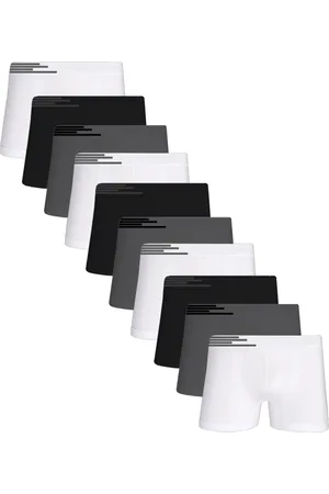 QLC SPORT Kit 10 Cuecas Boxer Box Up Underwear 436 Microfibra Sortido