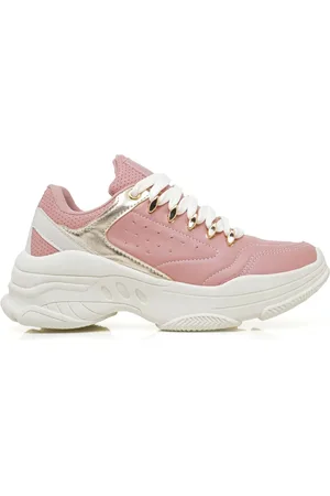 OUSY SHOES Tênis Esportivo Casual Feminino Super Macio Leve Delicado Para Corrida Leve Rosê