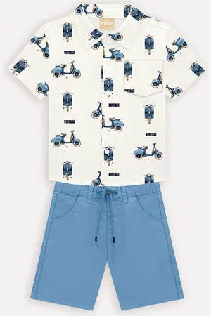 MILON Infantil - Conjunto Menino Off White