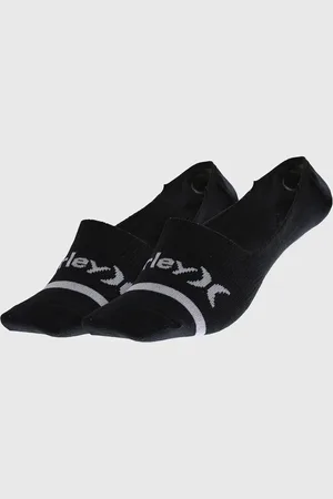 Hurley Meia Sapatilha Malha Lisa Preta