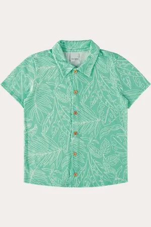 MALWEE KIDS Camisa Menino Manga Curta Micro Estampas Em Algodão Malwee