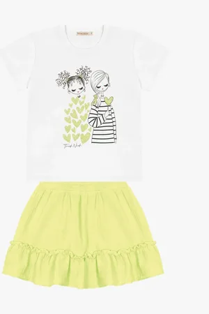 TRICK NICK Infantil - Conjunto Blusa Com Saia