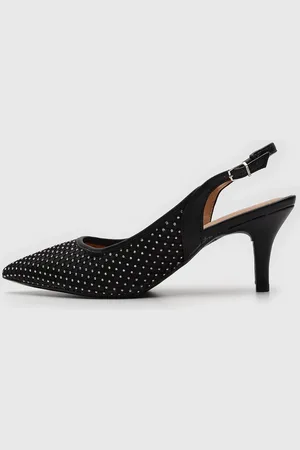 VIZZANO Scarpin Slingback Aplicação Hotfix