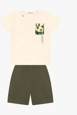 TRICK NICK Infantil - Conjunto Camiseta Com Bermuda