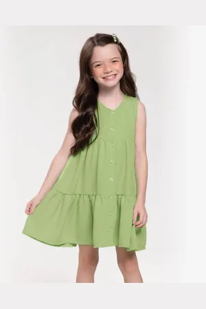 TRICK NICK Infantil - Vestido Em Air Flow