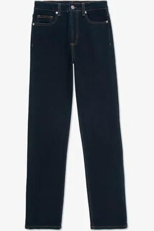Lacoste Jeans feminino straight fit em algodão com stretch