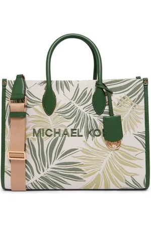 Michael Kors Bolsa Tote Mirella Média De Algodão 35S4g7zt2u350