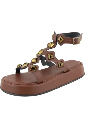 Vianza Papete Flat Sandalia Feminina Marrom