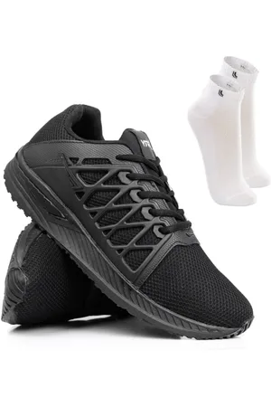 Sapatofran Tênis Masculino Esportivo Running Confortável + Meia Lupo Kit