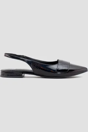 CHIBINSKI Sapatilha Slingback Couro Envernizado CBK