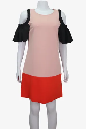 EMIGÊ Vestido Zara Curto Multicolorido Produto Gentilmente Usado