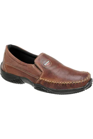 Tchwm Shoes Sapatilha Mocassim De Couro Com Solado Em Borracha 16000C